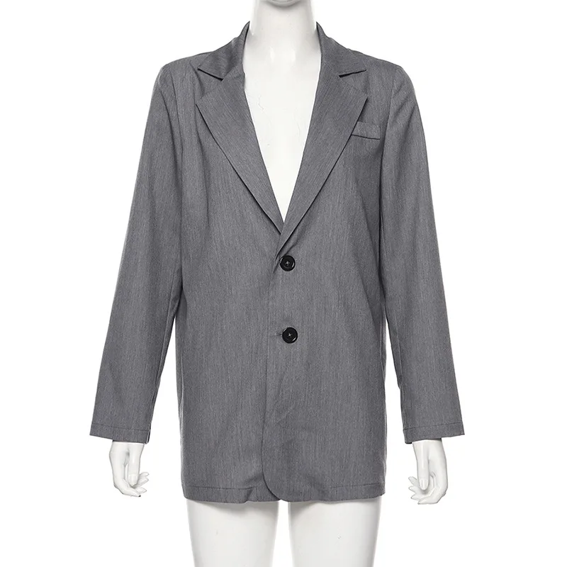 MONMOIRA однотонные негабаритные повседневные осенние блейзеры женские высокие уличные куртки женские костюмы уличная куртка cwb0041-5