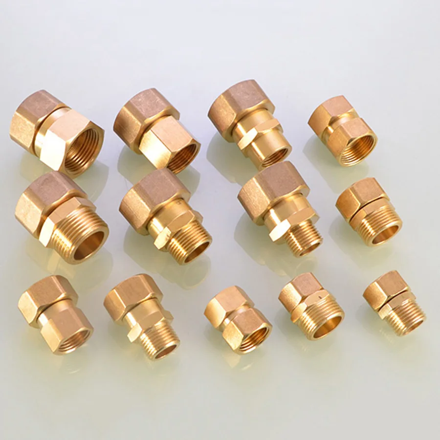 Подвижный шарнир 1/2 &quot3/4&quot BSP Женский Мужской шестигранный фитинг для сосков