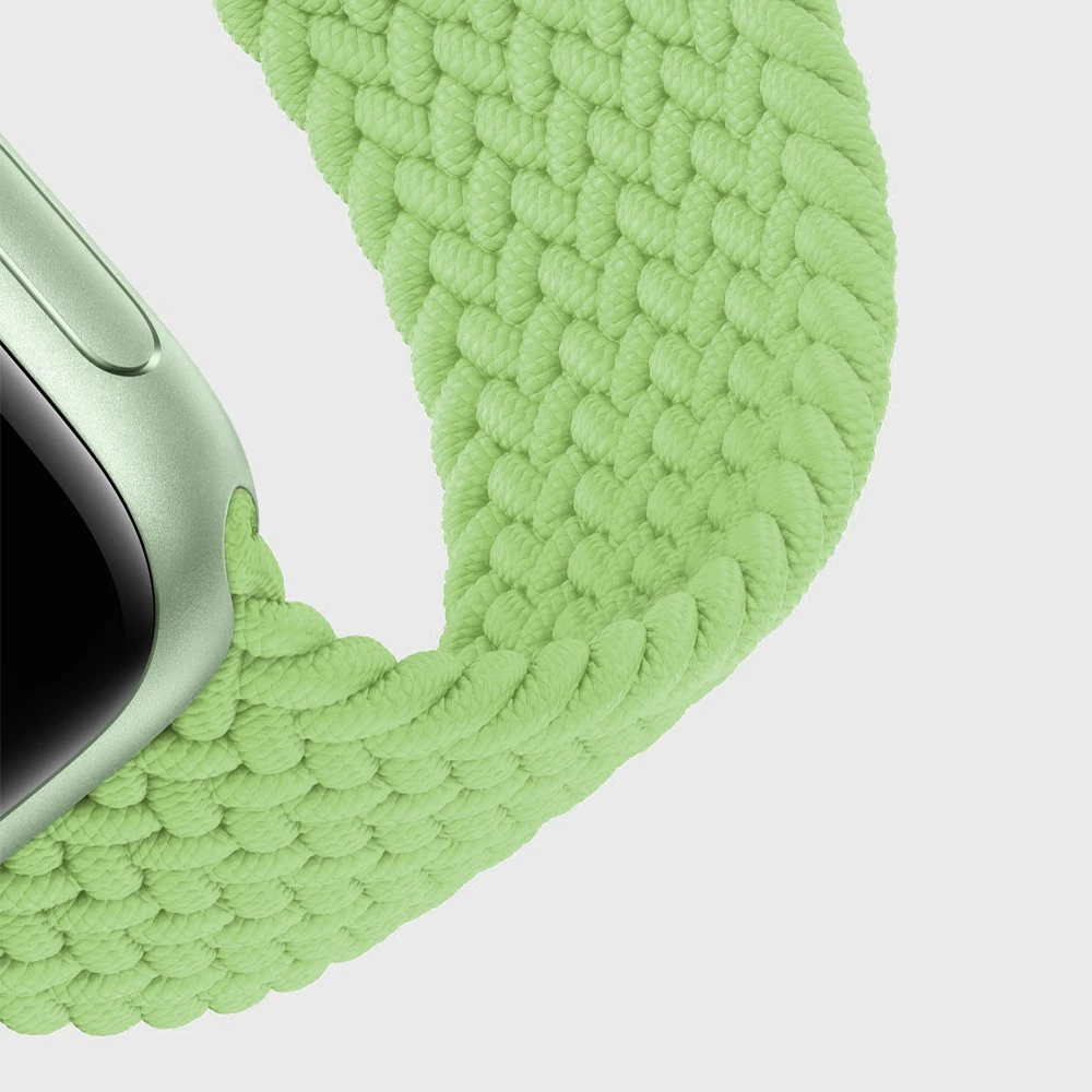 Precio Especial Correa de nailon trenzado para Apple watch, correa elástica de 44mm, 40mm, 38mm y 42mm, serie iWatch 3, 4, 5, se, 6 pBQKMGZDZ3o