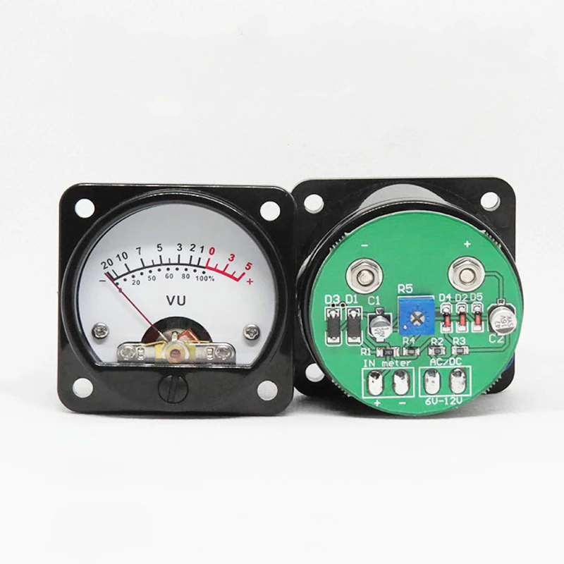 VU Meter panel Kit 2 шт аналоговый VU Meter+ выделенная плата драйвера с подсветкой