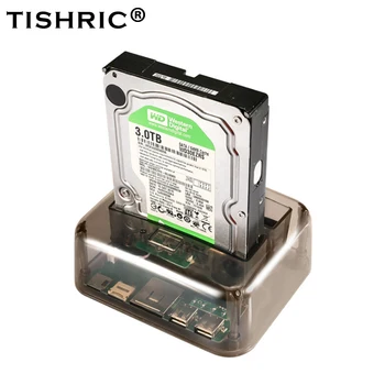 

TISHRIC SATA IDE 2 In 1 HDD Docking Station HDD Dock Docking Station Hard Disk For Reader 2.5 3.5 Inch SSD Disk Case USB 2.0