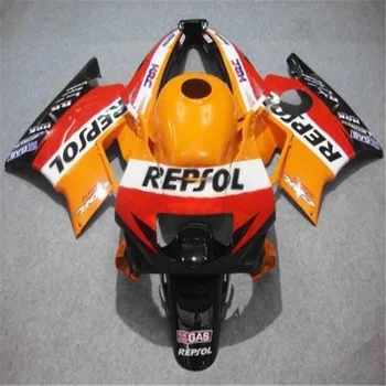 

Orange repsol Fairing kit for Honda CBR 600 F2 1992 1991 1993 1994 cbr600 tank cover fairings 94 93 92 91