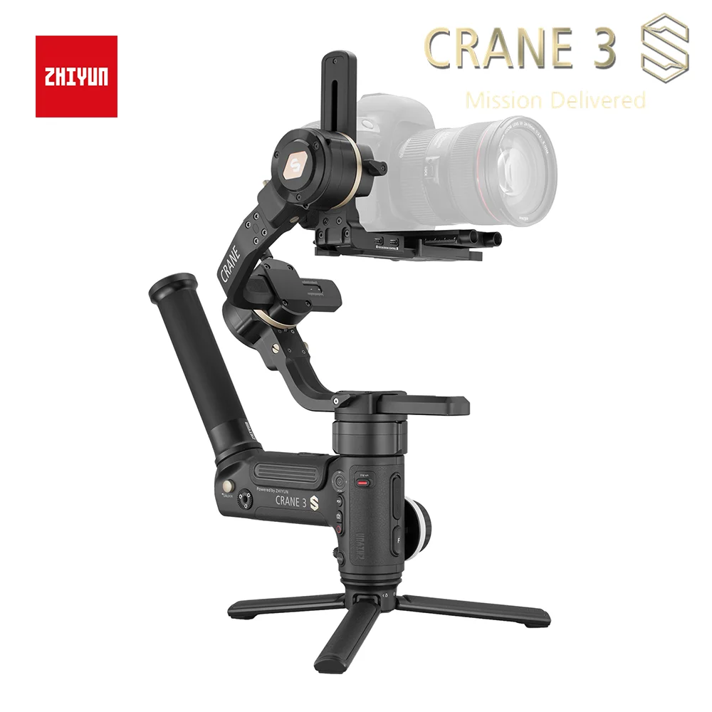 Ручной Стабилизатор ZHIYUN Crane 3S/3S E 3 осевой шарнирный стабилизатор для цифровых