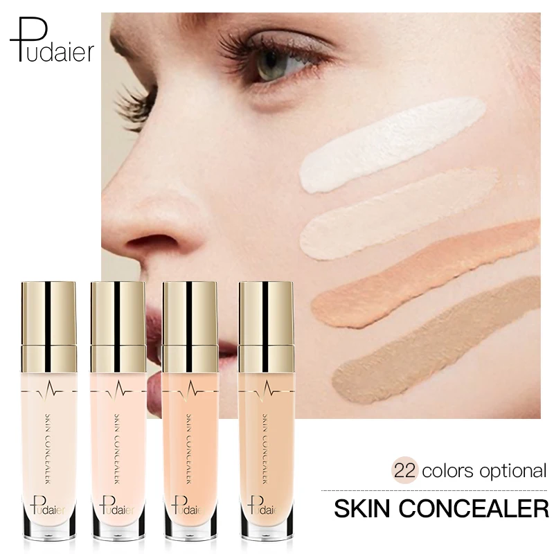 

Pudaier 1PC 21Colors Concealer Liquid Rewind Beauty Face Make up Eye Dark Circles Primer Eraser Corrector Foundation Base+DHL