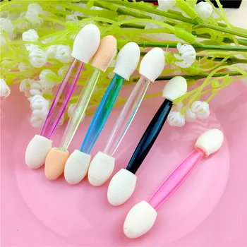 

BearPaw Disposable Eye Shadow Lip Eyebrow Eyeliner Applicator Sponge Brushes Cosmetic Tool Double-side Eyeshadow Applicators