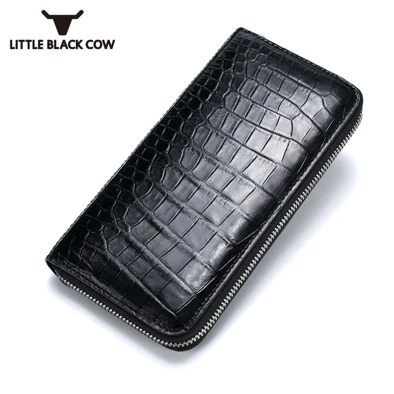 Новый классический кошелек из крокодиловой кожи для мужчин высококачественный