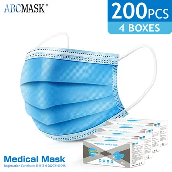 

Disposable Sanitary Medical Mask 3-Plys Nonwoven Anti- Dust Mask Anti spray particles Breathable Earloop Surgical face Mask