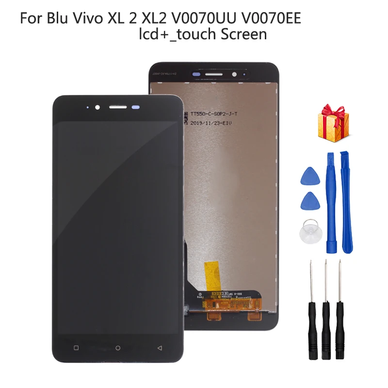 Для Blu Vivo XL 2 XL2 V0070UU V0070EE ЖК-дисплей сенсорный экран дигитайзер полная сборка