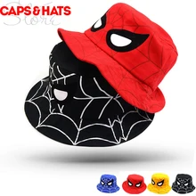 Бэтмен Дети Рыбацкая шляпа Детские панамки с цветами мальчики девочки Gorro Pescador солнцезащитная Кепка Bob chapeau шапки Кепка pello 52 см T920