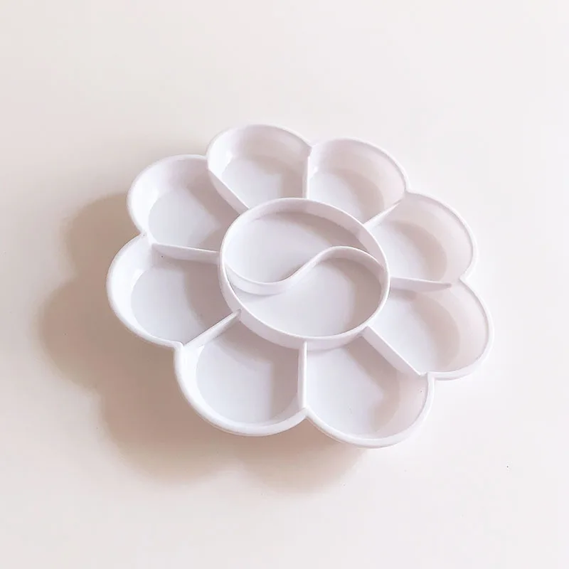 13 Centimeter RUIDA Plum Palette Gouache Plastic Color Palette Propylene Watercolor Paint Tray