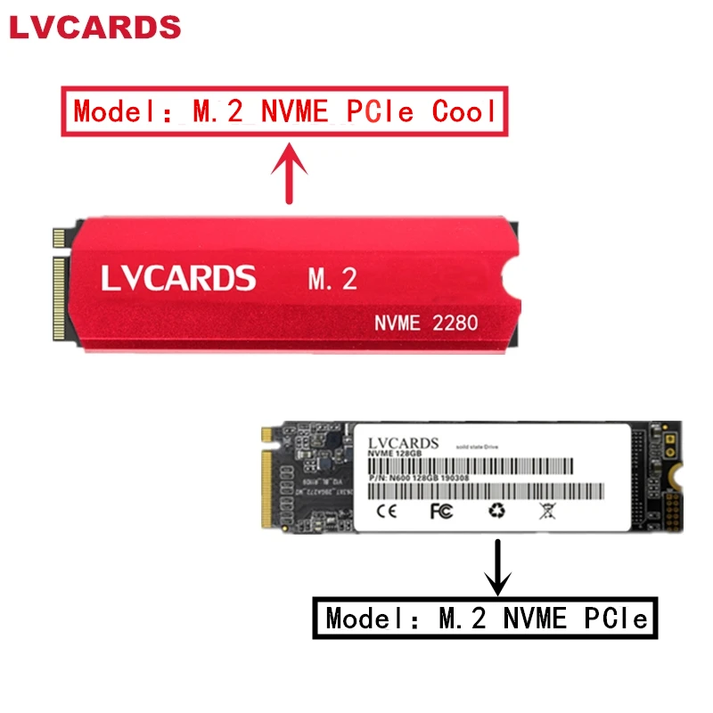 Внутренний твердотельный накопитель LVcards M.2 PCIe NVME 128 256 ГБ 512 1 ТБ | Компьютеры и офис