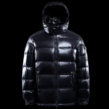 Новинка года; зимнее повседневное толстое мужское пуховое пальто с капюшоном