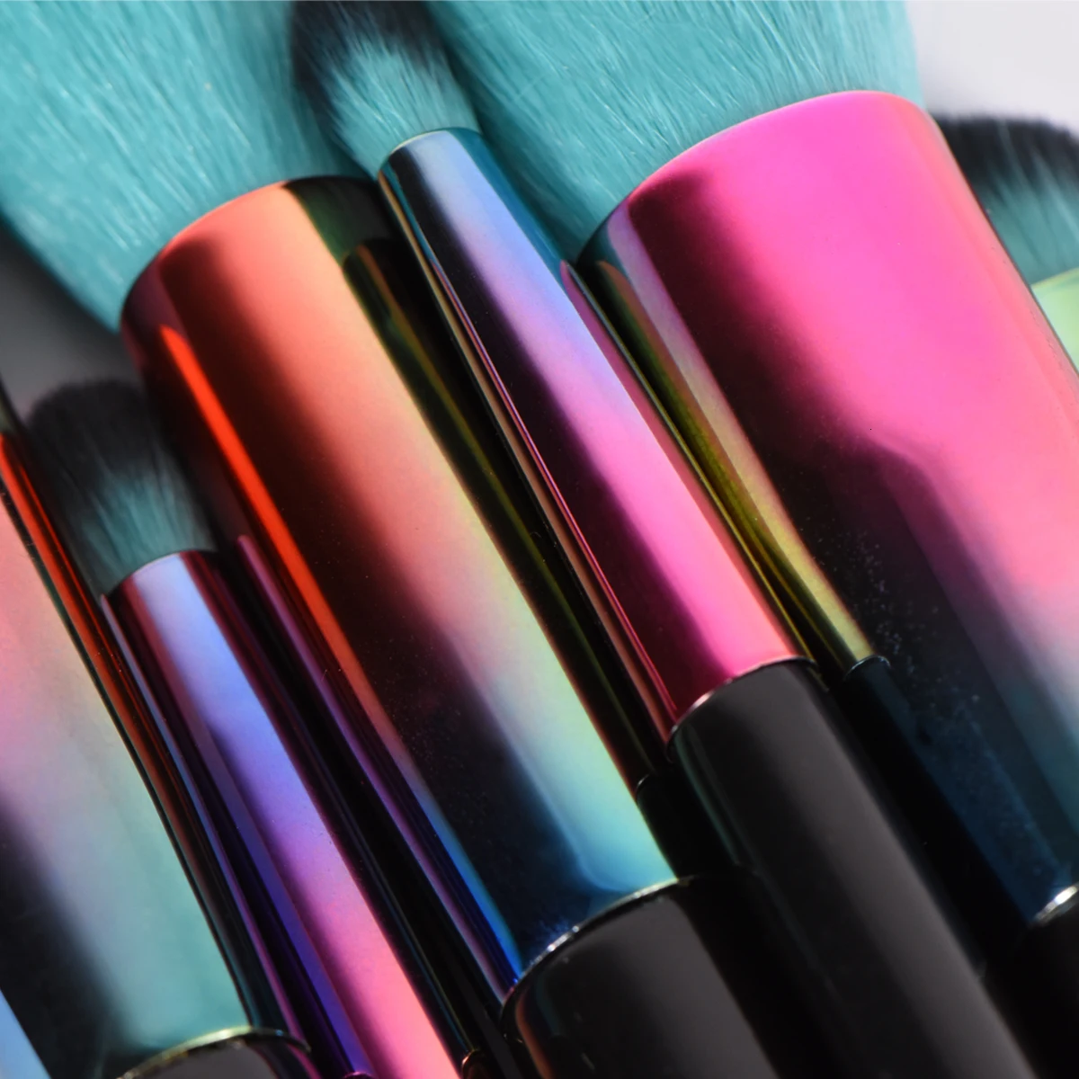BEAUTYBIGBANG 7 шт./компл. Единорог Косметические кисти для макияжа Rainbow Make Up ручкой и тонального крема косметический набор