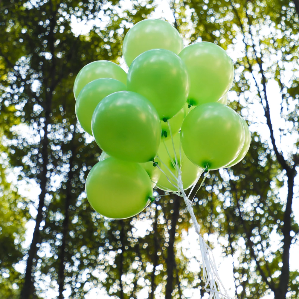Латексные перламутровые зеленые воздушные шары украшения для дня рождения Детские товары лесной Гелиевый шар