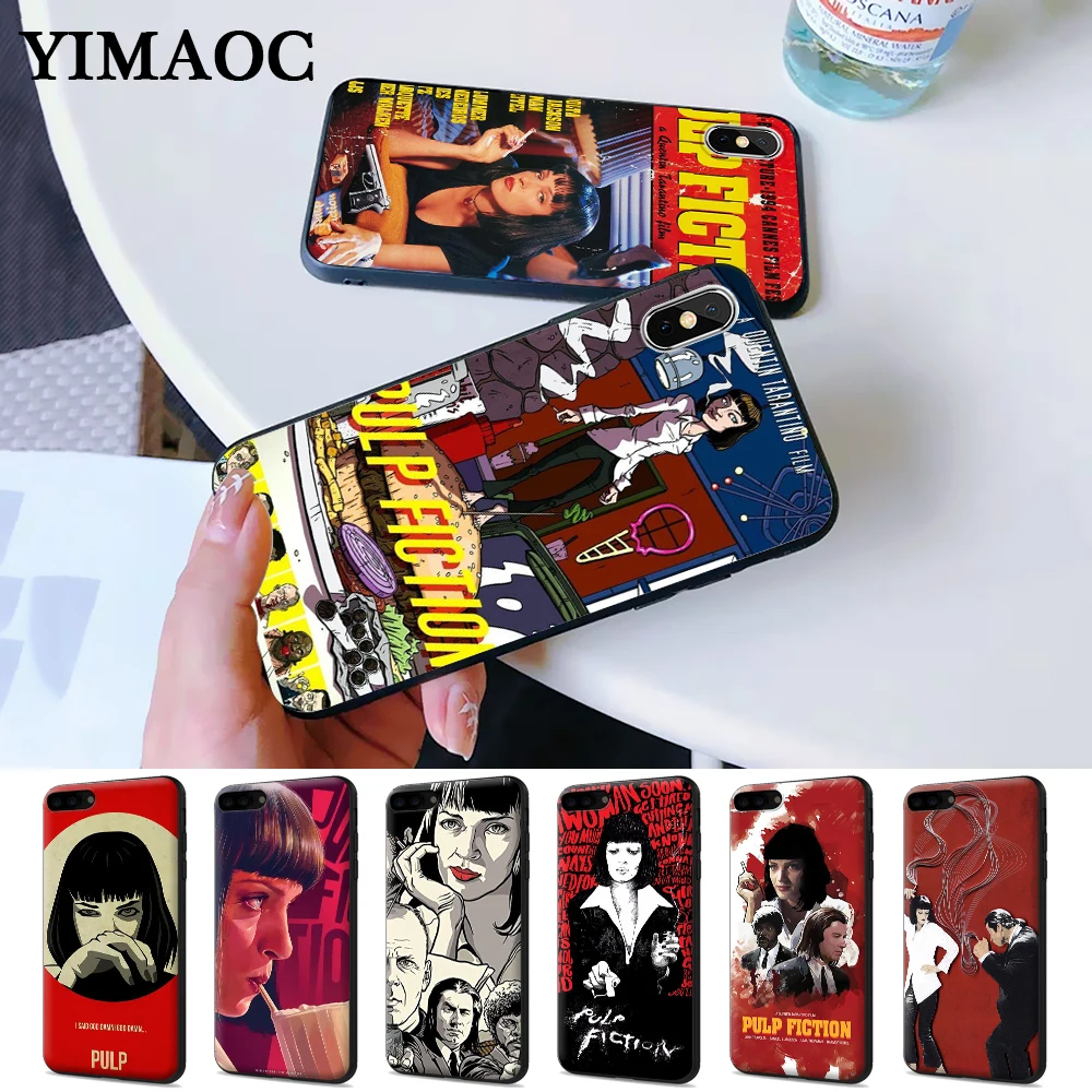 

PULP FICTION MOVIE POSTER Unbelievable Silicone Case for iPhone 5 5S 6 6S Plus 7 8 X XS Max XR