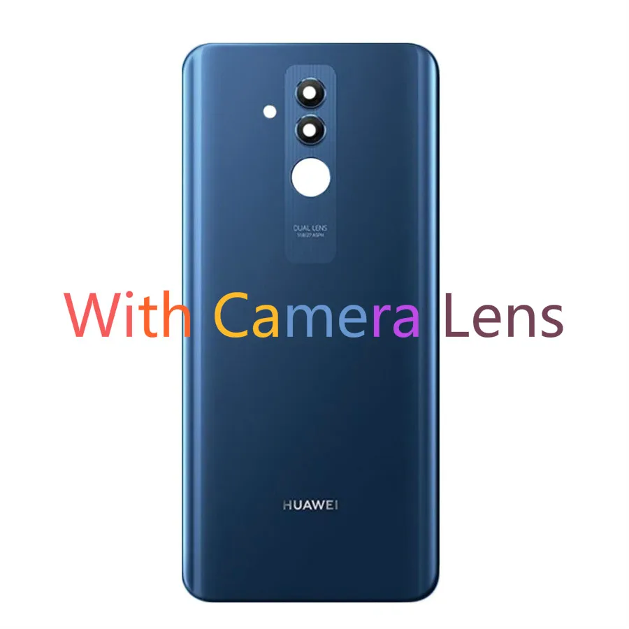 Для huawei mate 20 Lite задняя крышка батарейного отсека стеклянный корпус дверный чехол с объективом камеры для huawei mate 20 Lite задний корпус Стекло