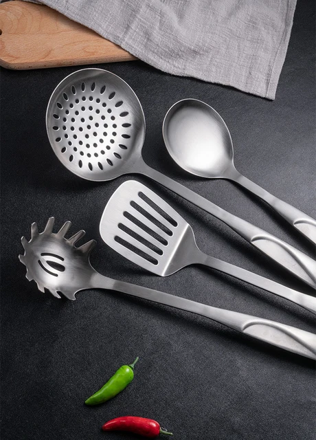  Peohud Set of 7 Kitchen Utensil Set, 304 Stainless