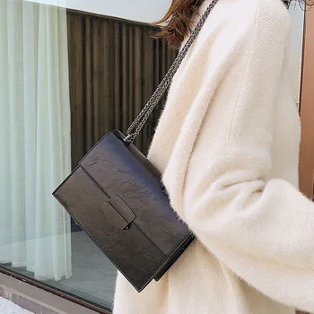 

One shoulder small bag female bag 2020 new trend line fashion texture messenger bag female wild ins