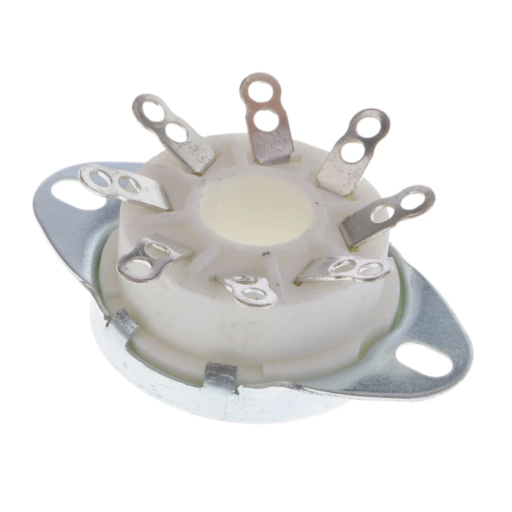 

8pin PCB Mounting Vacuum Tube Socket GZC8-Y-6 For KT88/6550/EL34 6P6P 6V6
