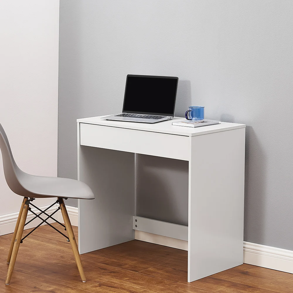 

Panana Small Computer Table Workstation Office Table Study Desk For Home With Large Drawer Writing Station 80x45x75cm