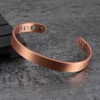 Pure Copper Bracelet Men Magnetic Arthritis Adjustable 6/8pcs Magnets Men Cuff Bracelet Magnetic Health Energy Bracelet for Men ► Photo 3/6