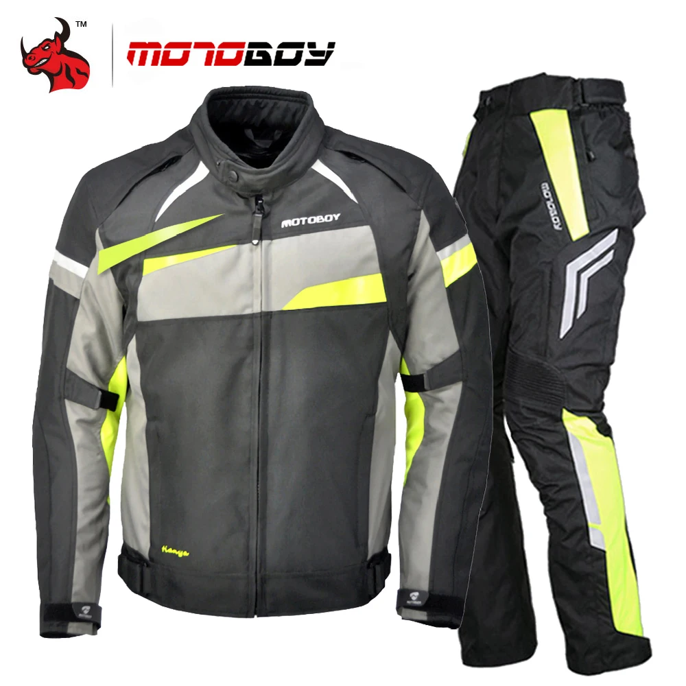 MOTOBOY мотоциклетная куртка с защитой от ветра Водонепроницаемый упор для гоночного мотоцикла Куртка Светоотражающий, для мотокросса куртка Костюмы в Китае(стандарты CE, защитный Шестерни