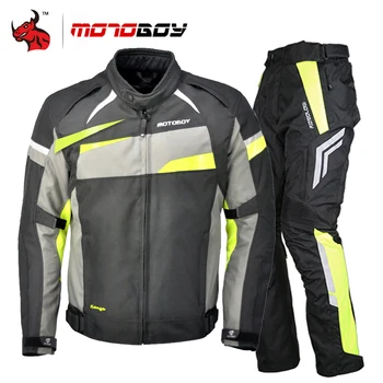 

MOTOBOY Motorcycle Jacket Windproof Waterproof Moto Racing Jacket Reflective Motocross Jacket Clothing With CE Protective Gear