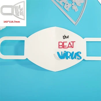 

Foldable Finished Mouth Cover Suppliers Metal Cutting Dies Stencil DIY Scrapbooking Craft Cards Album Making Template 2020 New