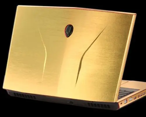 KH Специальный Ноутбук Матовый Блеск наклейка кожного покрытия протектор для Asus U4100U 14" - Цвет: Gold Brushed