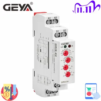 

GEYA GRI8-04 Over Current and Under Current Monitor 0.05A 1A 2A 5A 8A 16A Current Monitoring Relay