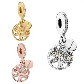 

Baofu new 925 sterling silver pendant shiny love family pendant suitable for original bracelet female gift jewelry