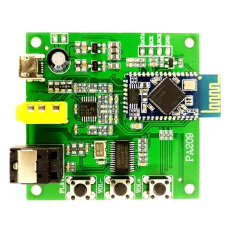 

PA209 Bluetooth 5.0 Audio Receiver Module QCC3008 Fiber Optic Analog I2S IIS Output
