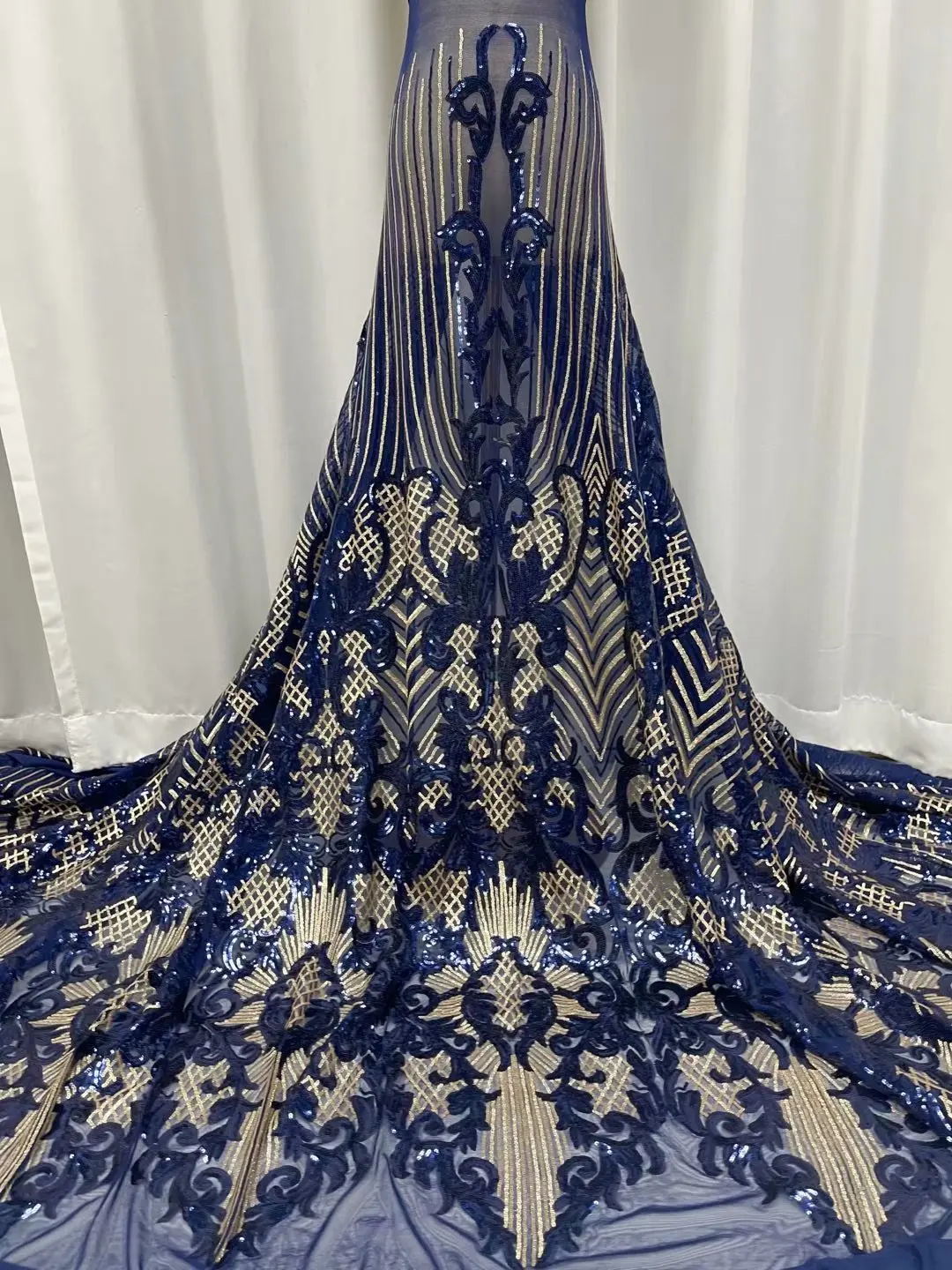 Esewing зеленая фототкань индийская нигерийская кружевная ткань вышивка