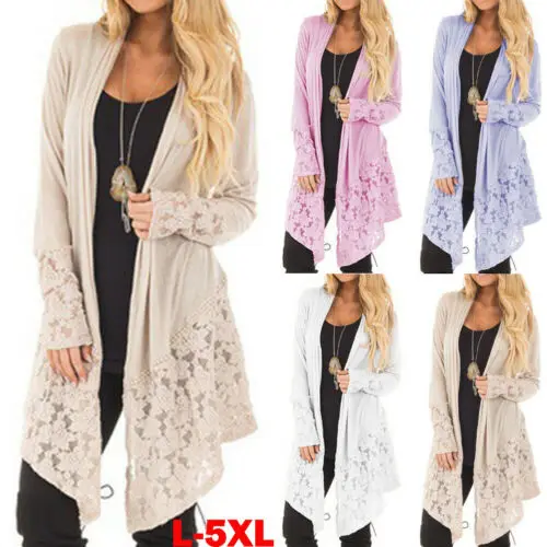 New Casual Knitted Long Cardigan Female Loose Jumper Warm Winter Solid Sweater Women Coat |