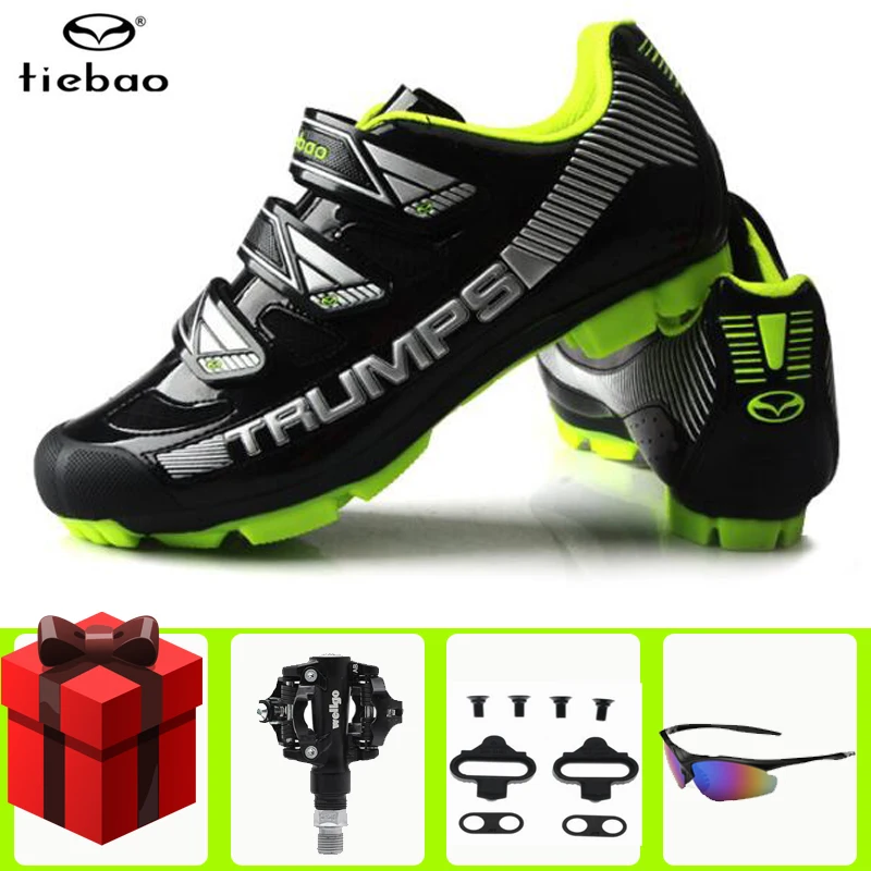 add all TIEBAO MTB велосипедная обувь Sapatilha Ciclismo Mtb мужские кроссовки Женская Уличная обувь для горного велосипеда велосипедная SPD Cleat спортивная обувь - Цвет: add all