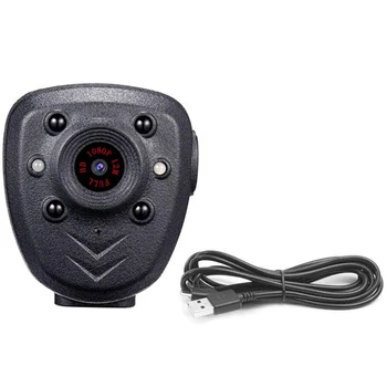 

Mini Body Camera HD1080P Video Recorder Built-in 32GB Memory Card,Police Cam with Night Vision,Pocket Clip for Home, Car