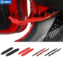 MOPAI ограничитель для автомобильной двери для Jeep Wrangler JK JL 2011- ограничитель для автомобильной двери ремень шарнир веревка автомобильные аксессуары