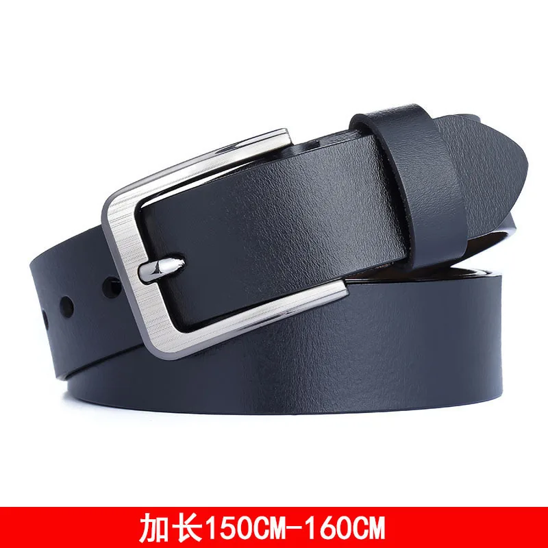 Lengthened Pin Buckle 160cm Leather Men 