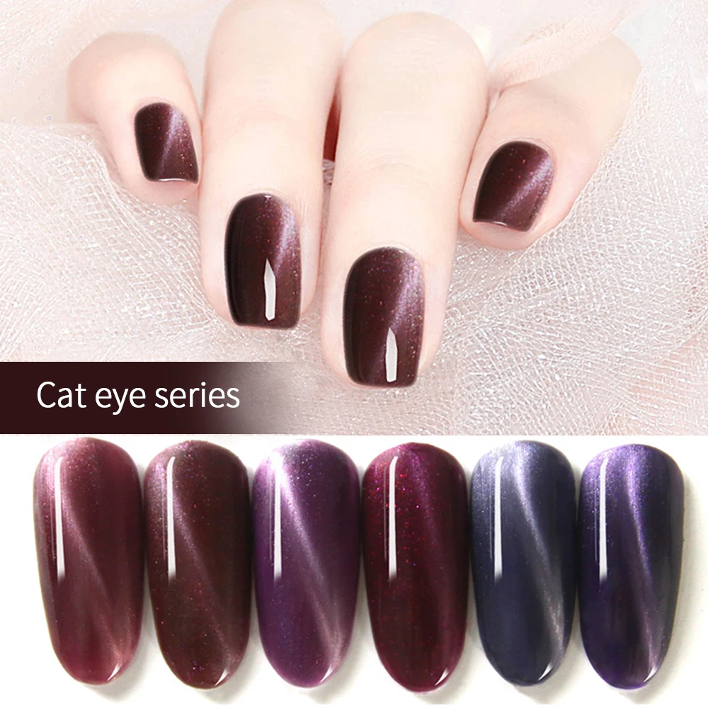 Горячее кошачье масло для ногтей гель Магнитный QQ клей для ногтей модный стойкий гель полировка 10 мл