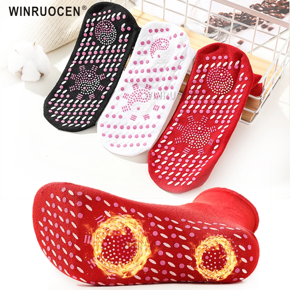 

Magnetic Heated Socks Heating Therapy Ankle Tourmaline Magnetic Therapy Comfortable Winter Ski Fitness Warm Massage Socks