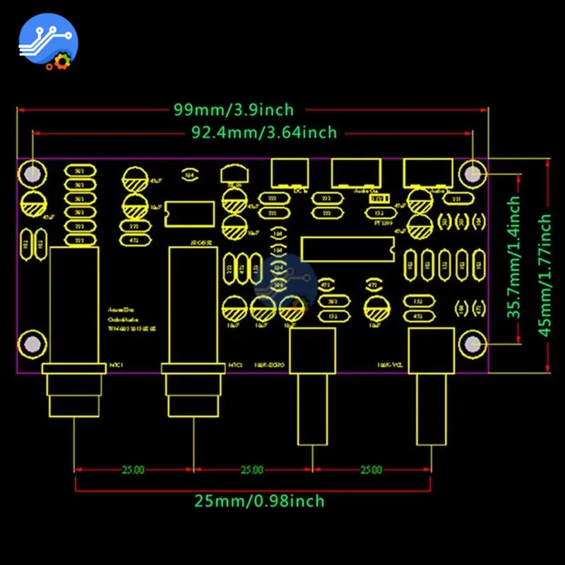 DIY PT2399 цифровой усилитель микрофона доска караоке тарелка реверберации предусилитель ревербератор DC 12 V-24 V люкс Компоненты NE5532