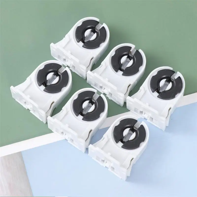 Supports De Lampe 2G11 Pour Tube Fluorescent UV/LED | Base En U Plat à 4 Broches - Adaptateur Douille Ampoule LED - Lot De 2 Pièces
