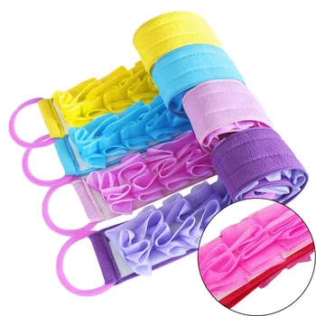 

1PC Long Rubbing Washcloth Bath Brush For Back Towels Exfoliating Scrub Shower Sponge For Body Bathroom Accessories Nylon Towel