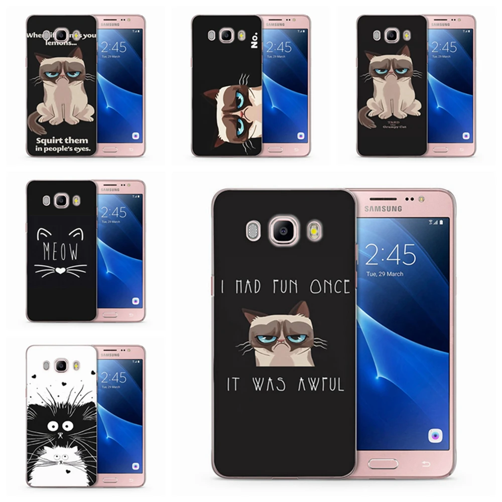 Черный кот серии фон для Samsung Galaxy A3 A5 2015 2016 2017 A30 A50 Мягкий ТПУ чехол телефона s21 |