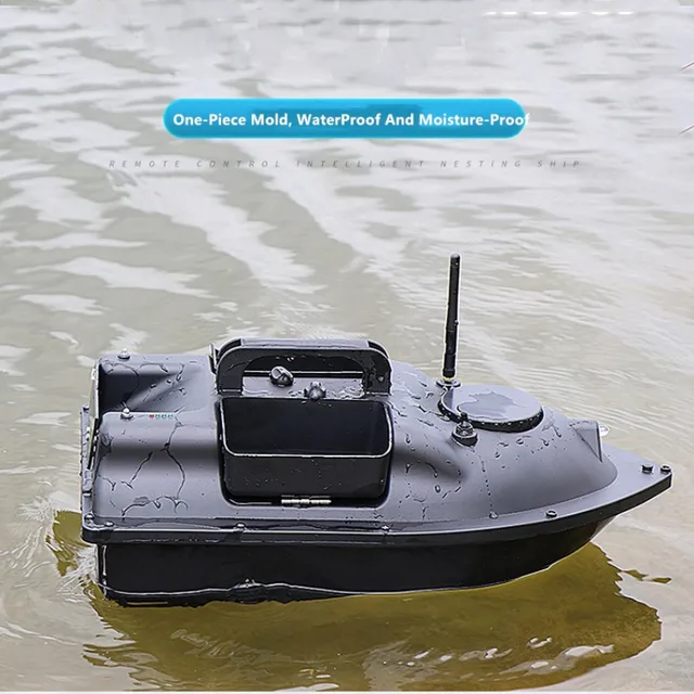 GPS 3 Hoppers 500M 16PCS Point GPS Located RC Bait Boat 2KG Load GPS Automatic Feed Return Remote Control Fishing Tool Bait Boat 3