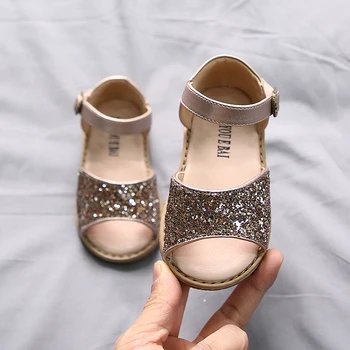 

Summer baby sandals for girls cute soft sole fashion children casual shoes little kids beach sandals Leakage Toe SSW081