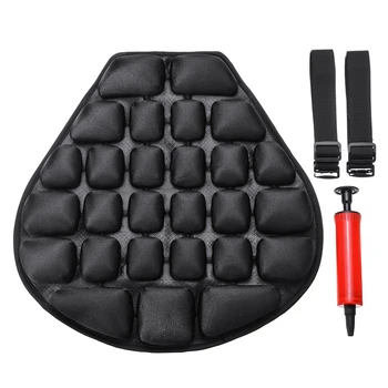 

1pc Motorcycle Air Pad Seat Cushion Electric Car Inflatable Air Cushion Cooling Down Seat Pad For Pressure Relief