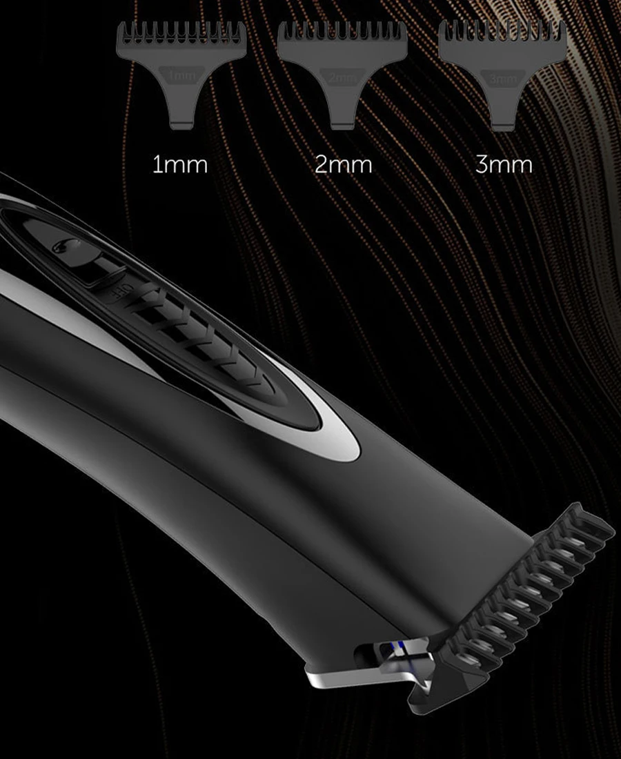 Профессиональная электрическая машинка для стрижки волос с Т-образным лезвием, перезаряжаемый триммер для волос для мужчин, точность салона, 0,1 мм, машинка для бритья и стрижки волос