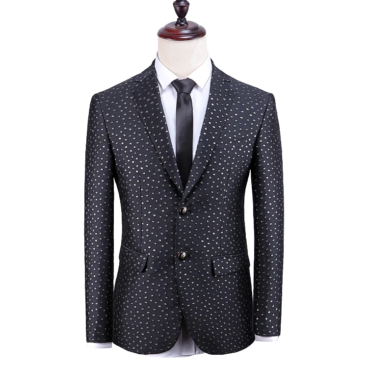 2019 autumn and winter new  size mens suits blazers modal Single BreastedLuxury men clothing men leisure suits