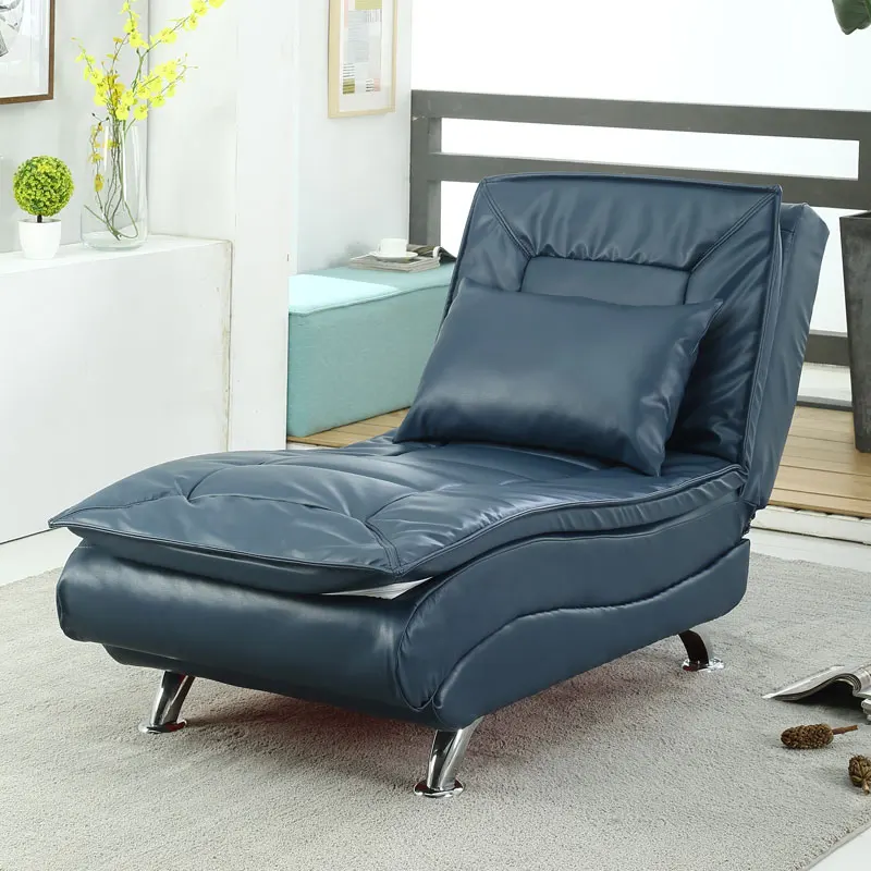  Multifunctional Chaise Longue Lunch Chair Mini Foldable Single Recliner Lazy Couch Maternity Chair 